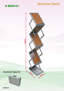 Wooden Brochure Stand Corporate Gifts Singapore