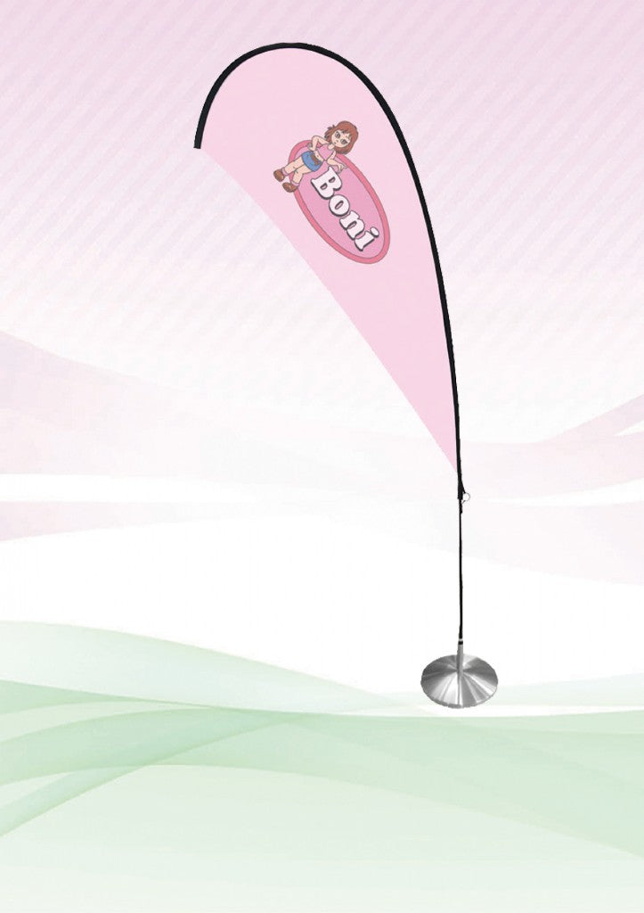 Tear shape Flying Banner with Base Corporate Gifts Singapore