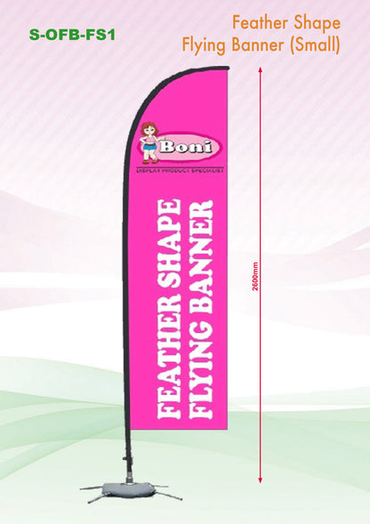 Feather shape Flying Banner Corporate Gifts Singapore