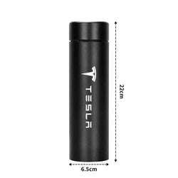 Car 500ml Stainless Steel Thermo Bottle Thermal Cup Temperature Display Vacuum Flasks For Tesla Model Y 3 S X Roadster Bonina Corporate Gifts Singapore