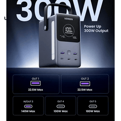 UGREEN 300W 48000mAh Power Bank with Smart Digital Display Corporate Gifts Singapore