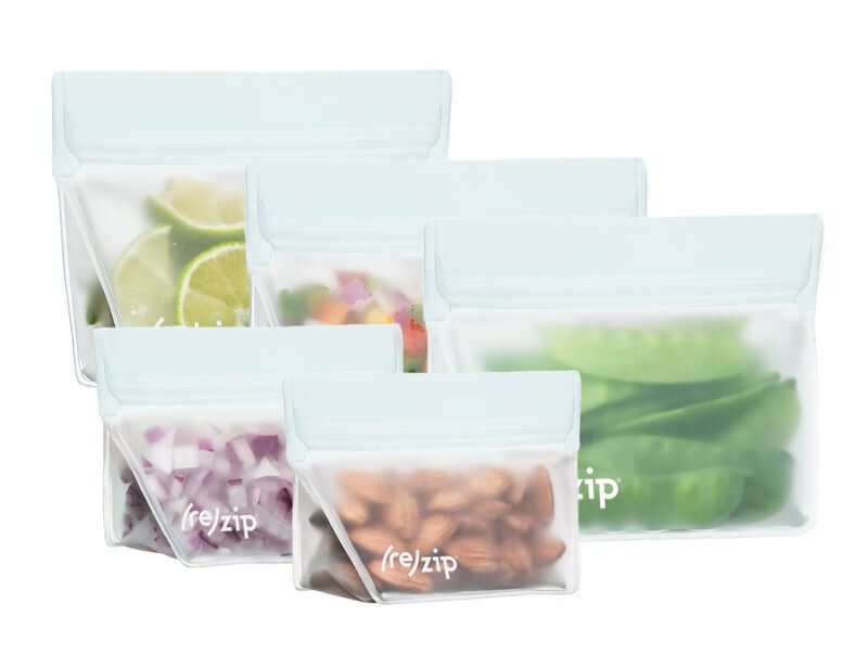 Rezip 5-piece Stand-Up Leakproof Reusable Storage Bag Starter Kit Corporate Gifts Singapore