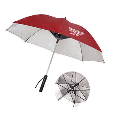 UV Coated Umbrella with Fan and Powerbank Corporate Gifts Singapore