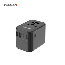 TESSAN 28W Universal Travel Adapter with 2 USB & 3 USB C Ports Corporate Gifts Singapore