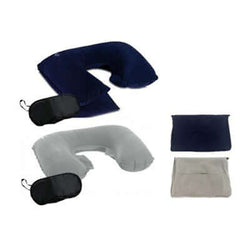 Inflatable Neck Pillow with Eye Mask Corporate Gifts Singapore