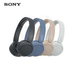 Various colors of Sony WH-CH520 Wireless Headphones displayed together, highlighting style and comfort.