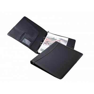 A4 Black Refillable Portfolio W/Ring Binder Corporate Gifts Singapore