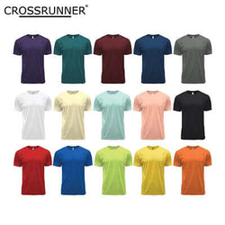 Crossrunner DRYtec Unisex Round Neck Tee Performance Pindot (CRR7000) in various colors for active lifestyles