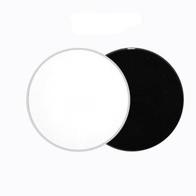 Black and white round Slim Wireless Charger pads