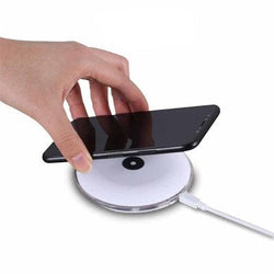 White Wireless Charger with LED Light Corporate Gifts Singapore