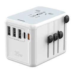 Travel Adaptor with 3 USB+ 2 Type C Port Corporate Gifts Singapore