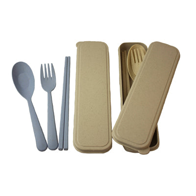 Wheat Straw 3 Pieces Cutlery Set Corporate Gifts Singapore