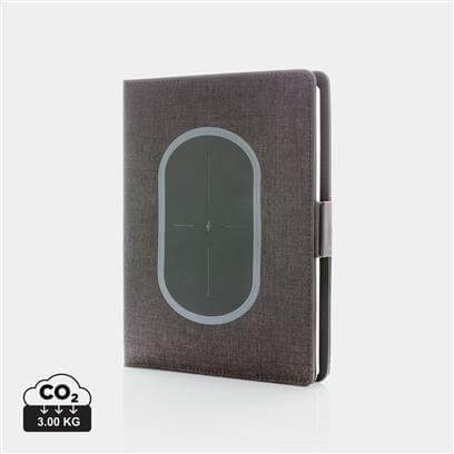 A5 Notebook with Wireless Charger 5W Corporate Gifts Singapore