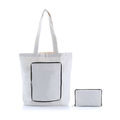 Zipper Foldable Tote Corporate Gifts Singapore