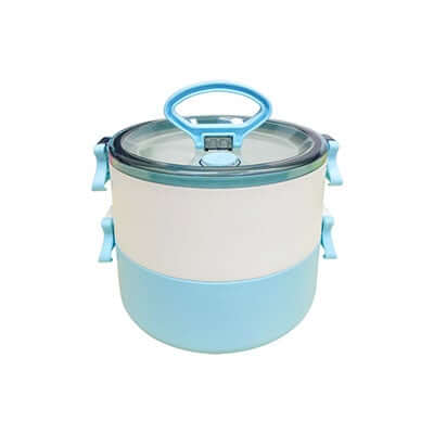 2-Tier Lunch Box with 2-in-1 fork & spoon Corporate Gifts Singapore