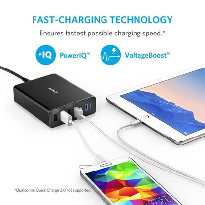 Anker PowerPort+ 5 Ports USB-C 60W With PowerIQ™ Charging Station Corporate Gifts Singapore
