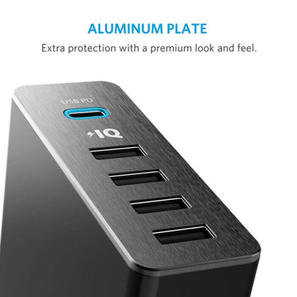 Anker PowerPort+ 5 Ports USB-C 60W With PowerIQ™ Charging Station Corporate Gifts Singapore