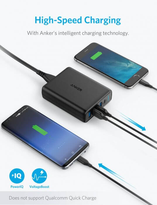 Anker PowerPort Speed PD 5 Ports USB-C Charging Station Corporate Gifts Singapore