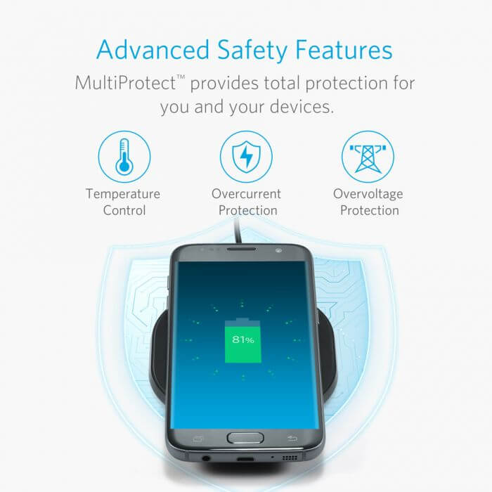 Anker 10W Qi-Certified Wireless Charging Pad Corporate Gifts Singapore