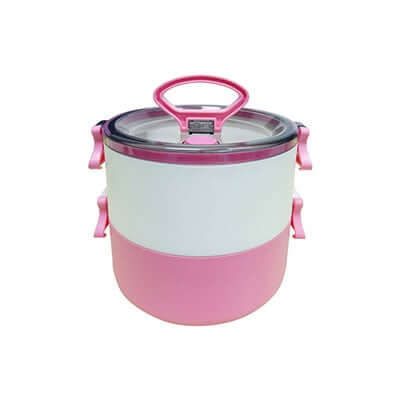 2-Tier Lunch Box with 2-in-1 fork & spoon Corporate Gifts Singapore