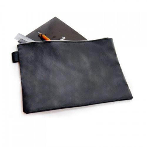 A4 Black Leather Document Pouch Corporate Gifts Singapore