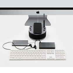 BrandCharger LYNQ Desktop Holder with Speaker and USB Hub Corporate Gifts Singapore