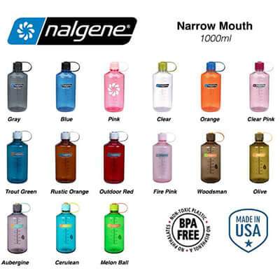Nalgene 32oz BPA Free Narrow Mouth Water Bottle (1,000ml) Corporate Gifts Singapore