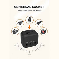 3 in 1 Universal Travel Adaptor with type C Corporate Gifts Singapore