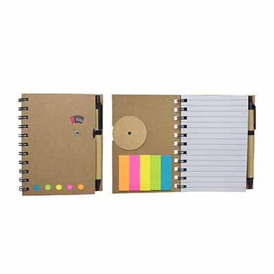 Notebook with Colour Post-its & Ballpen Corporate Gifts Singapore