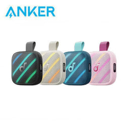 Anker Soundcore Boom Go 3i Portable Bluetooth Speaker in multiple colors, showcasing portability and design.