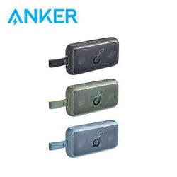 Anker Soundcore Motion 300 Portable Bluetooth Speaker in three colors showcasing its sleek design.
