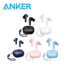 Anker Soundcore P20i True Wireless Earbuds in various colors with charging case, ideal corporate gift.