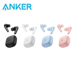 Anker Soundcore P31i Wireless Earbuds with Immersive Adaptive ANC in black, white, blue, and pink colors.