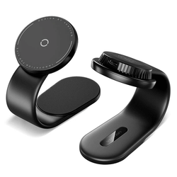 Vention Wireless Car Mount Charger 15W showcasing its elegant design and flexible features for convenient, wireless charging.