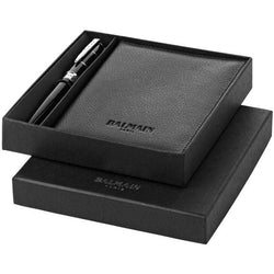 Balmain Ballpoint Pen and Passport Holder Gift Set Corporate Gifts Singapore