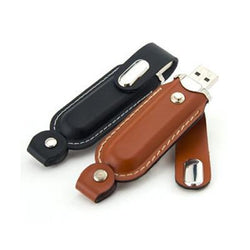 Clip-on Leather USB Drive Corporate Gifts Singapore