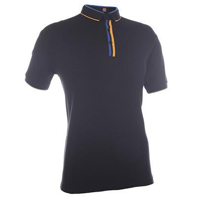 Cotton Interlock T-shirt with colour stripe collar Corporate Gifts Singapore