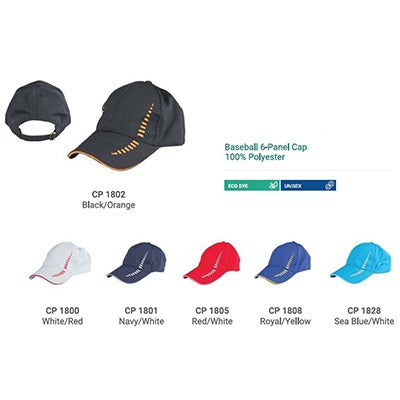 Stripes Quick Dry Baseball Cap Corporate Gifts Singapore