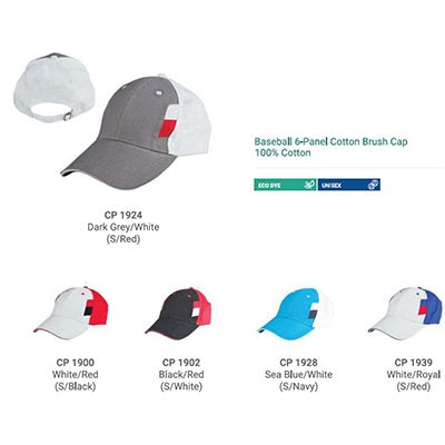 Trendy Cotton Baseball Cap 6 Panel Corporate Gifts Singapore