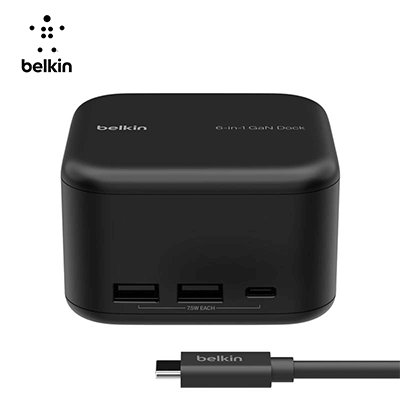 Belkin 130W USB-C 6-in-1 Core GaN Dock Corporate Gifts Singapore