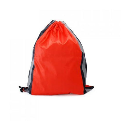 Drawstring Bag With Reflective Panel Corporate Gifts Singapore