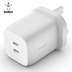 Belkin WCH013 BoostCharge Pro Dual USB-C GaN Wall Charger with PPS 65W Corporate Gifts Singapore