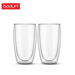 Bodum Pavina Double Wall Glasses Cup - Large - Set of 2 displayed in clear design ideal for corporate gift.