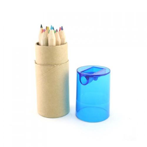 Eco Friendly 12pcs Mini Coloured Pencil W Sharpener Corporate Gifts Singapore