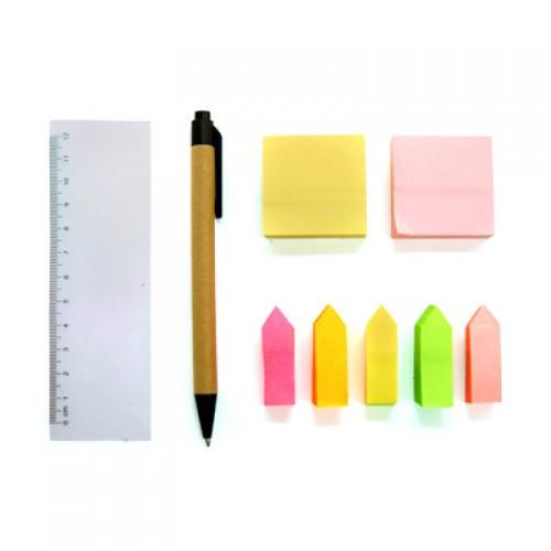 Eco Friendly Post-It Pad With Ruler And Pen Corporate Gifts Singapore