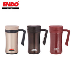 ENDO 450ML Double Stainless Steel Desk Mug Corporate Gifts Singapore