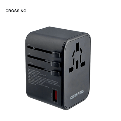 Crossing World Travel Adapter 65w With 2 USB C And 2 USB 3.0 A Corporate Gifts Singapore