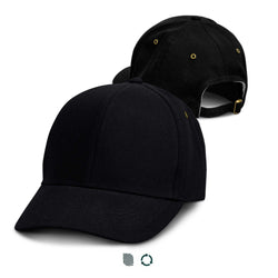 Essence Organic Cap in black, made from organic cotton, perfect for corporate gifts in Singapore.