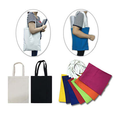 Cotton Canvas Bag with White Handle Corporate Gifts Singapore