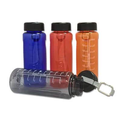 1 Litre Wide Mouth Water Bottle with Carabiner - Giftmart.sg